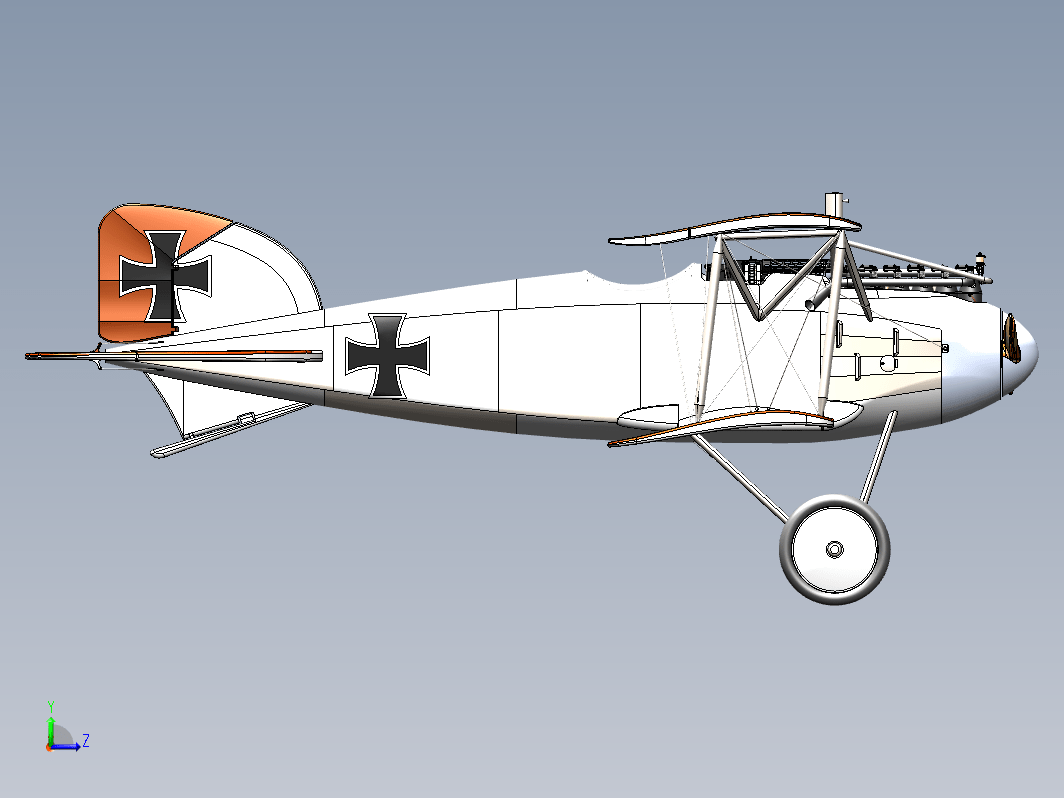 一战德国战斗机Albatros D.II