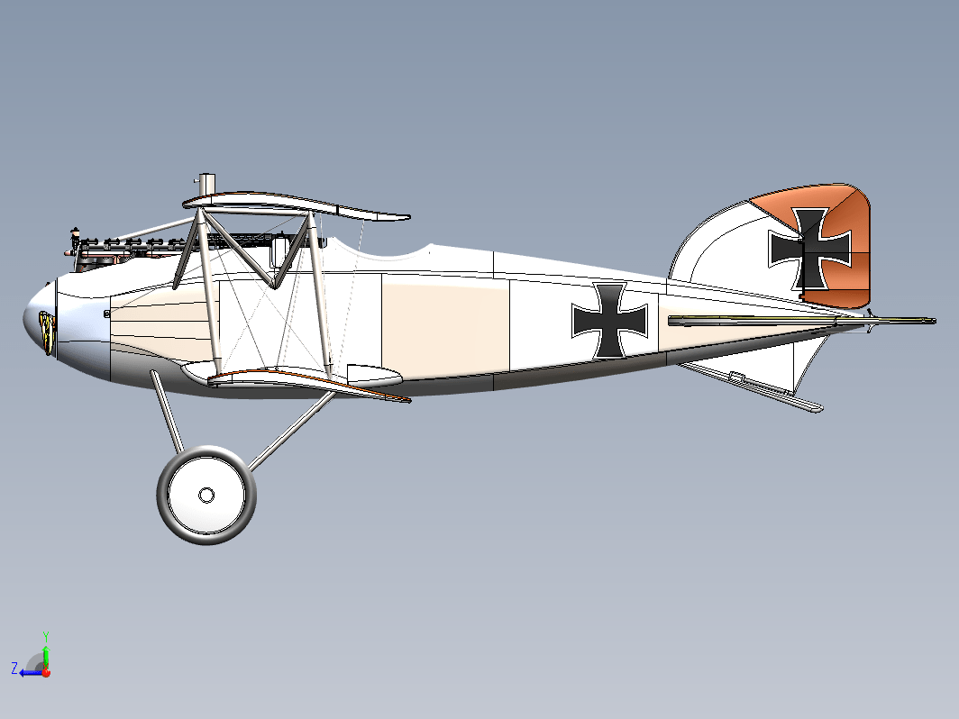 一战德国战斗机Albatros D.II