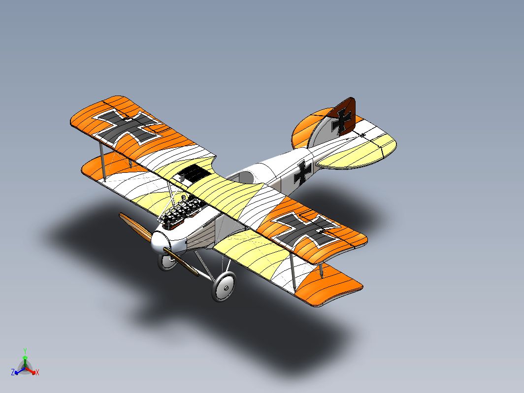 一战德国战斗机Albatros D.II