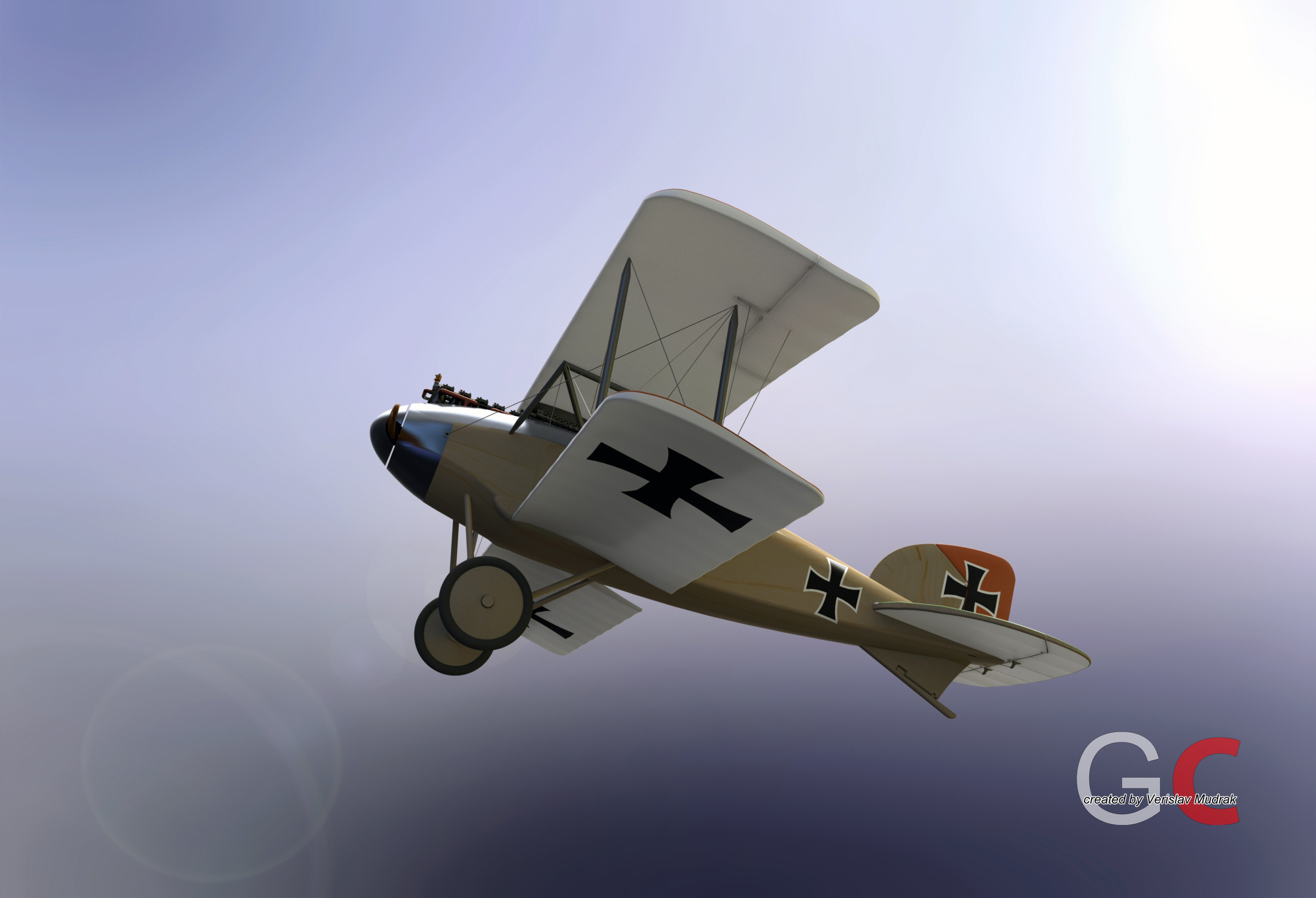 一战德国战斗机Albatros D.II