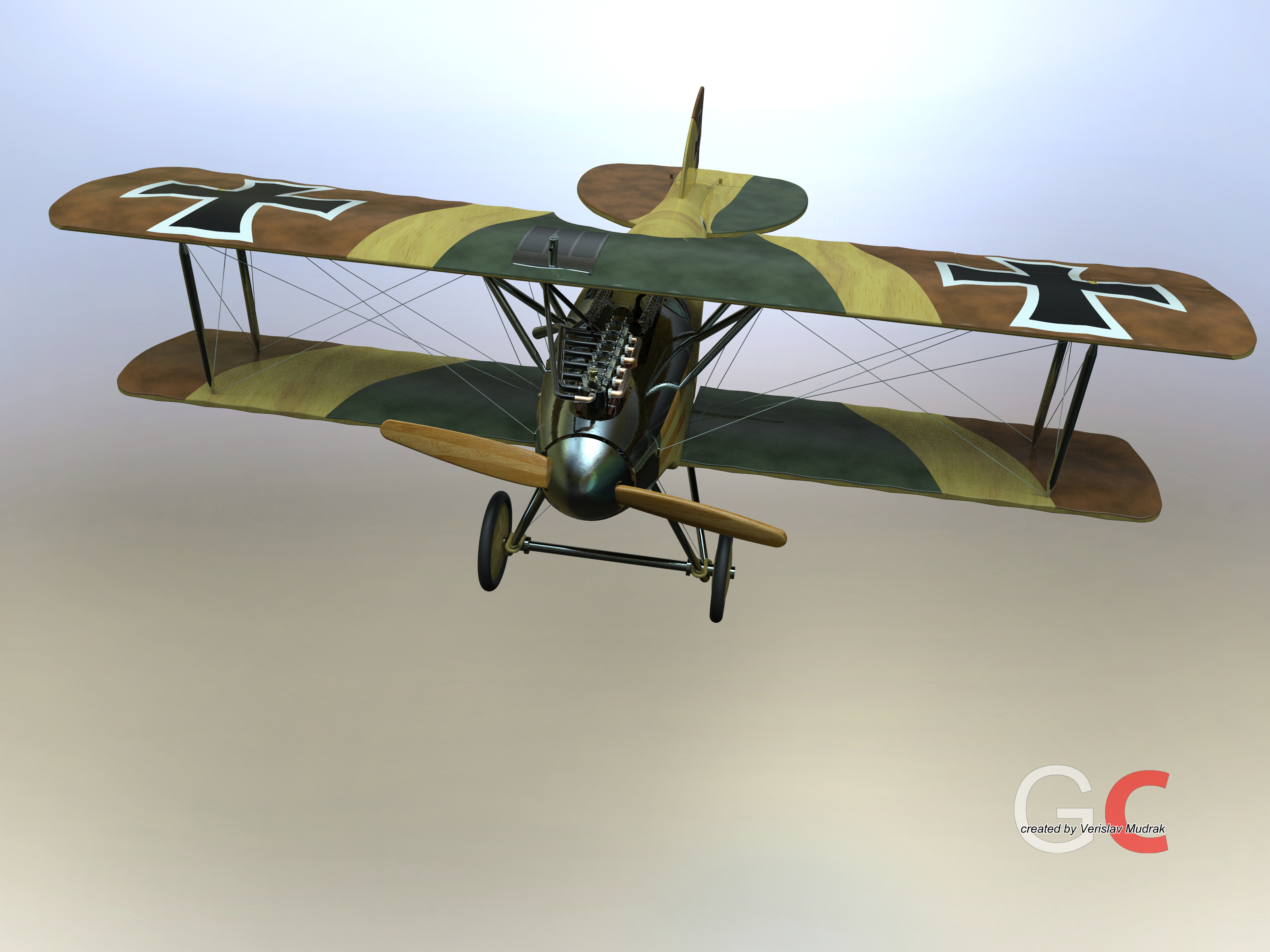 一战德国战斗机Albatros D.II