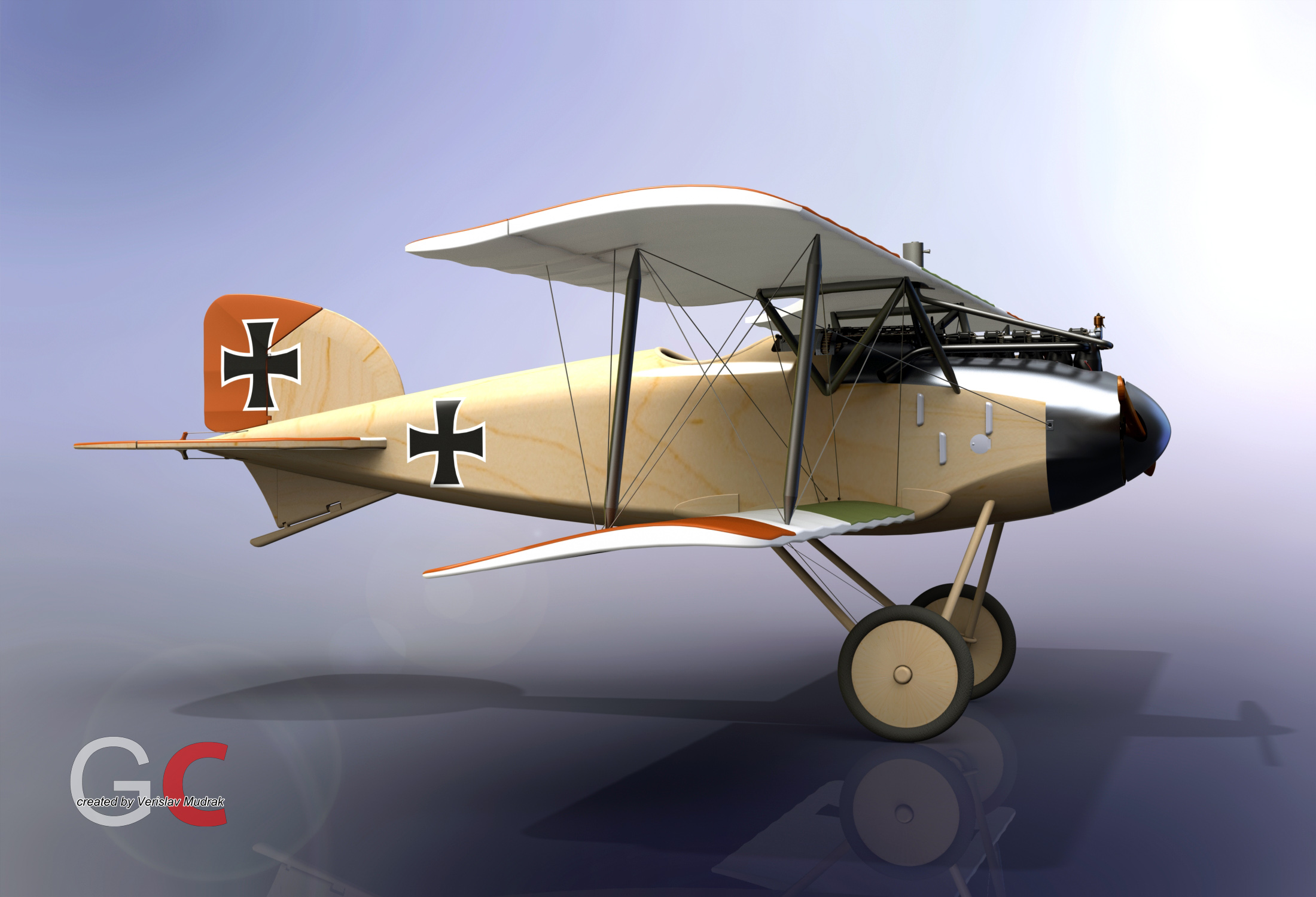 一战德国战斗机Albatros D.II