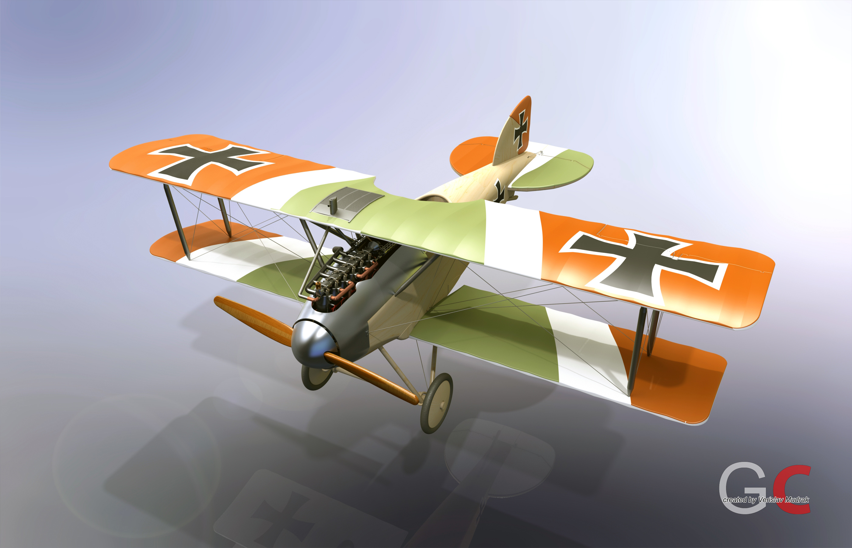 一战德国战斗机Albatros D.II