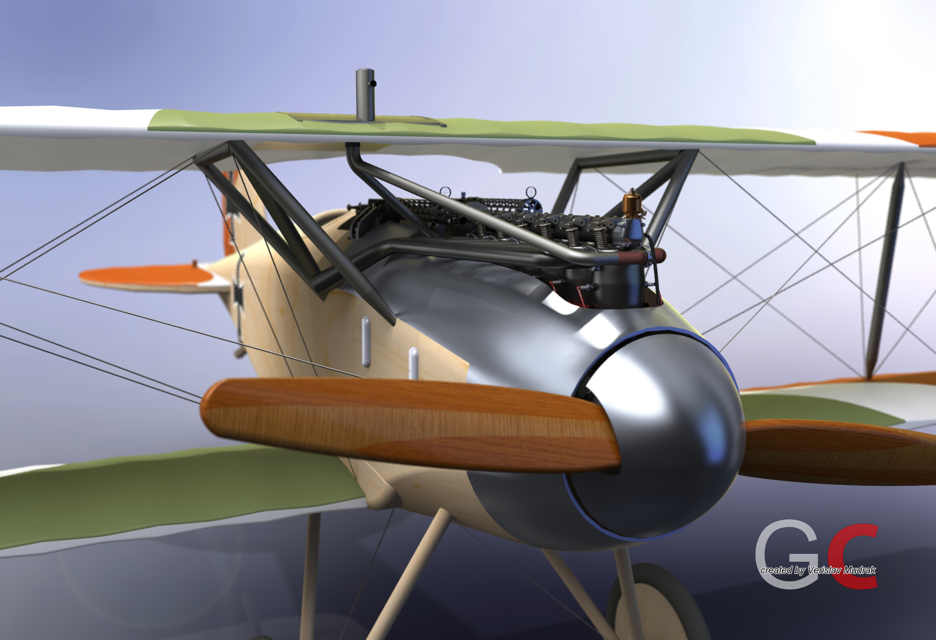 一战德国战斗机Albatros D.II