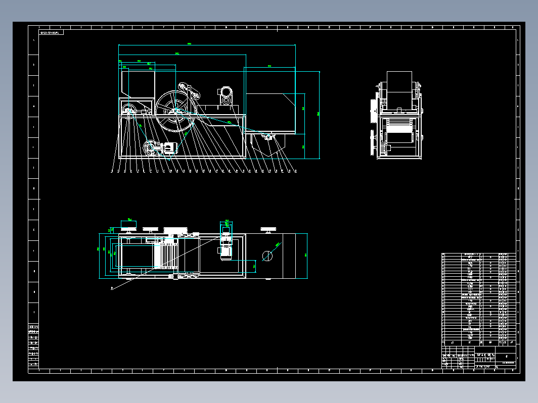 竹筷成型机 CAD+设计说明书