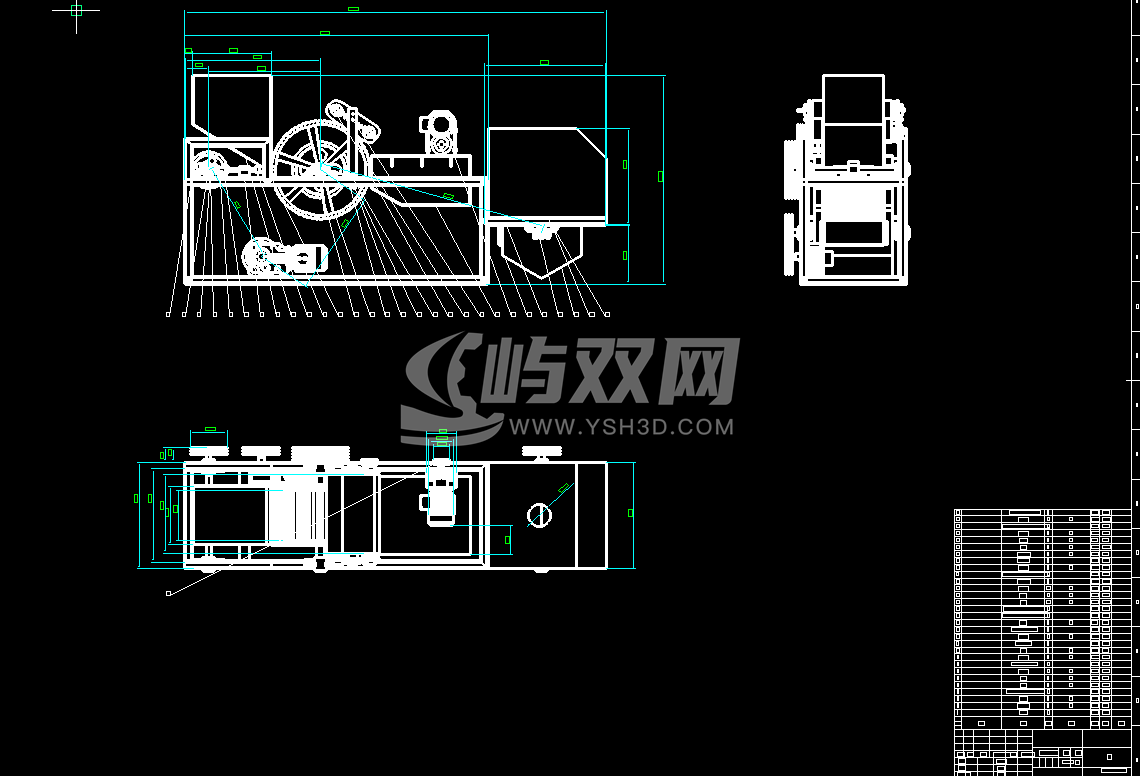 竹筷成型机 CAD+设计说明书