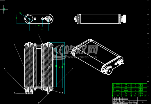 竹筷成型机 CAD+设计说明书缩略图