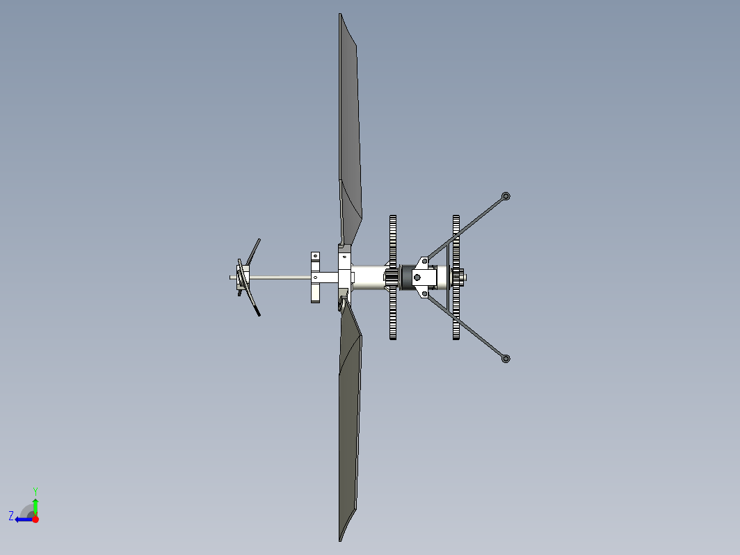 3CH RC玩具直升机简易结构