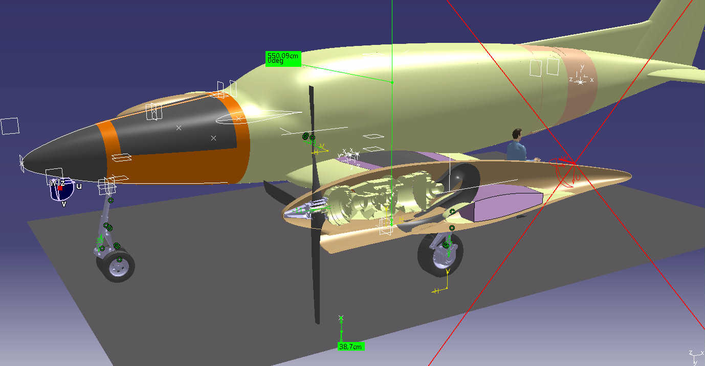 SV-11号客机飞机