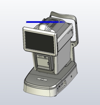 3D全自动配眼镜验光仪结构设计