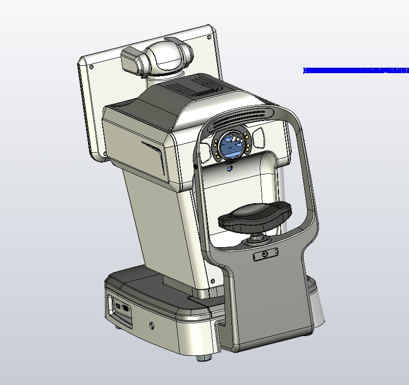 3D全自动配眼镜验光仪结构设计