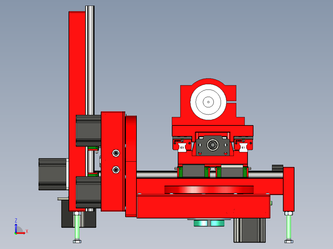 小型五轴数控铣床结构 small 5-axis CNC