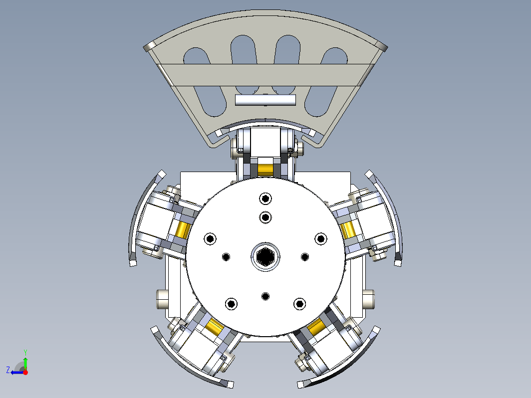 膨胀机构 Expanding mechanism_IGES_模型图纸免费下载 – 屿双网