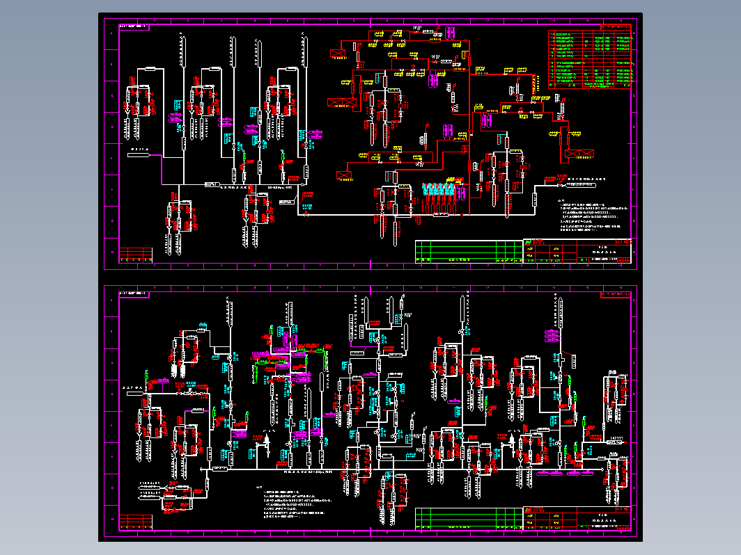 锅炉系统 F146IIS-J0201-14辅助蒸汽系统图