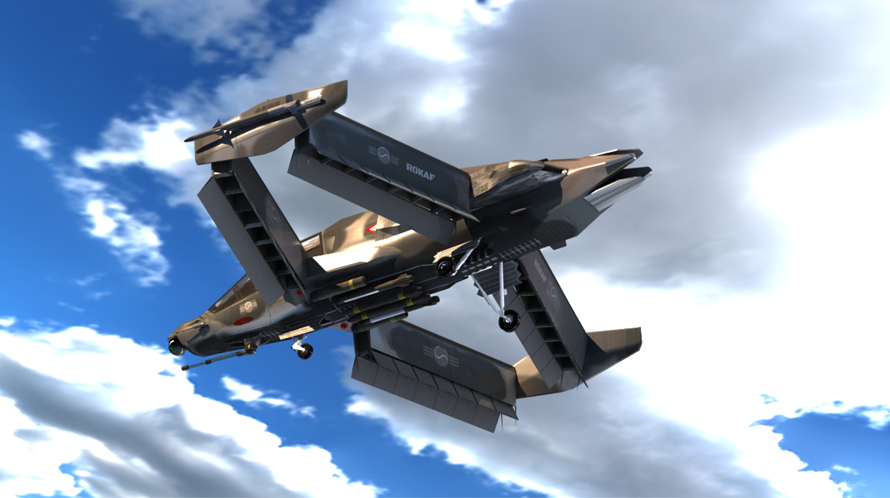 概念战斗机 eVTOL Attack Aircraft