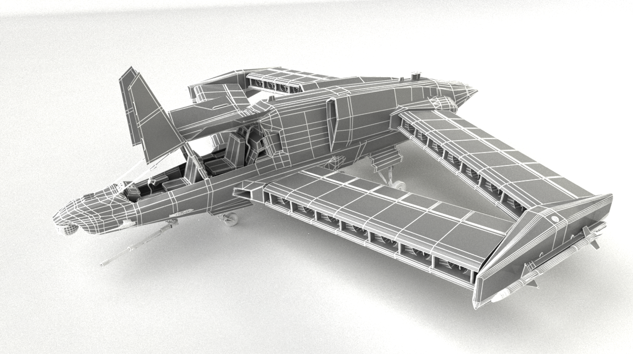 概念战斗机 eVTOL Attack Aircraft