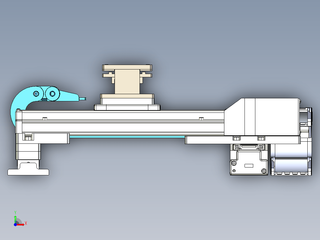 500x200mmXY轴线缆移动机构