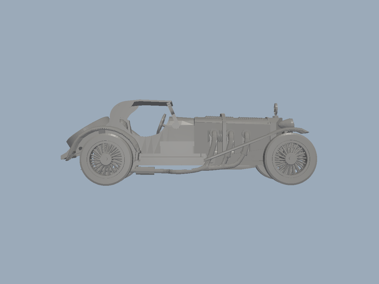 Mercedus Benz SSK 1929老爷车