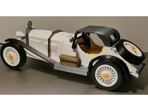 Mercedus Benz SSK 1929老爷车缩略图