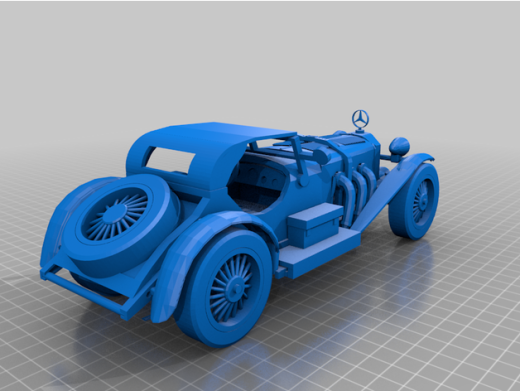 Mercedus Benz SSK 1929老爷车缩略图