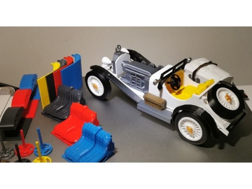 Mercedus Benz SSK 1929老爷车缩略图