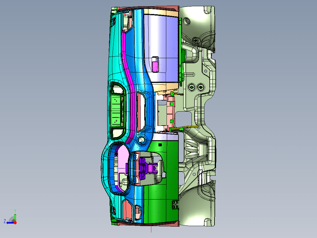 A SUV汽车主仪表板3D模型