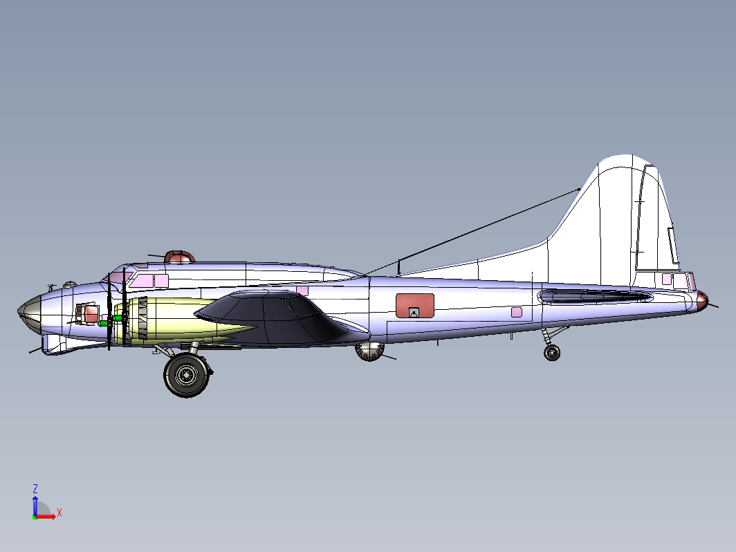 B-17 Flying Fortress轰炸机