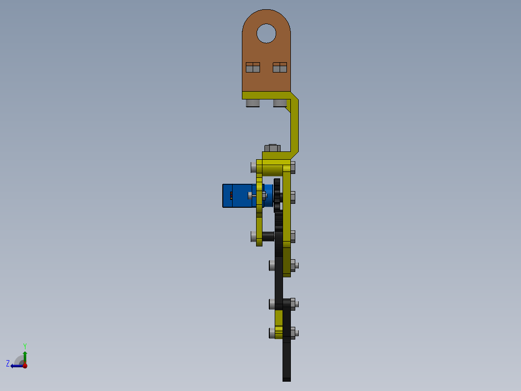 gripper with SG90夹持器结构