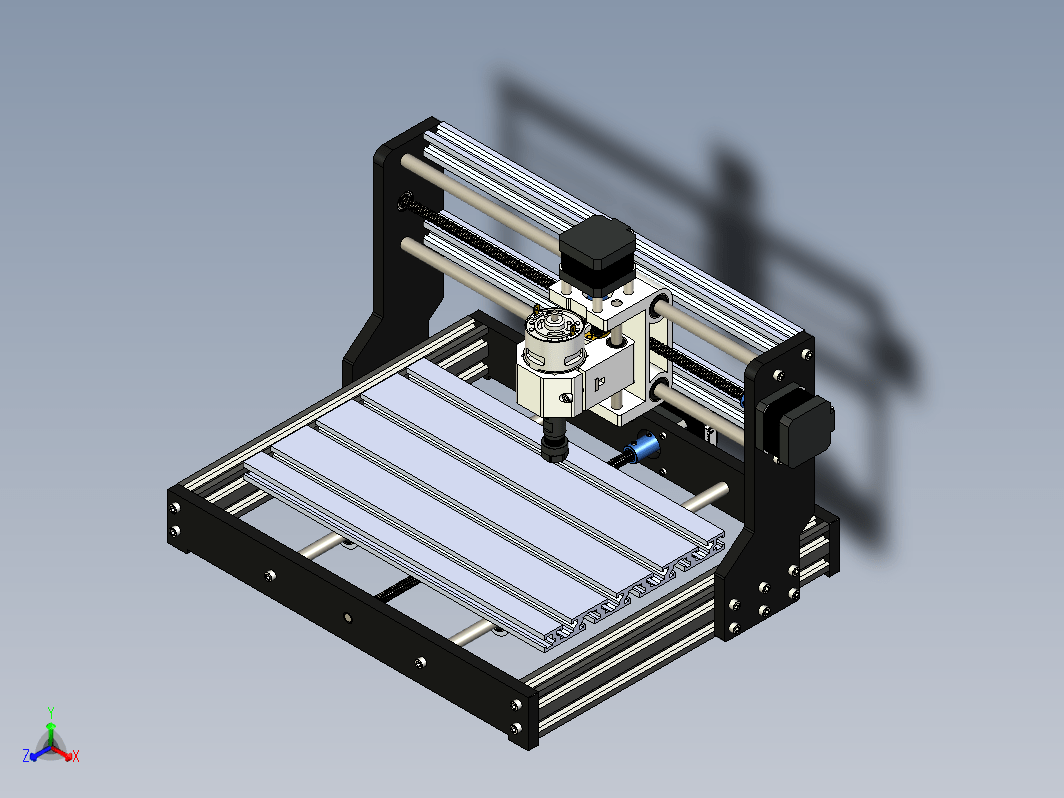 CNC 三轴XYZ铣床雕刻机打印机