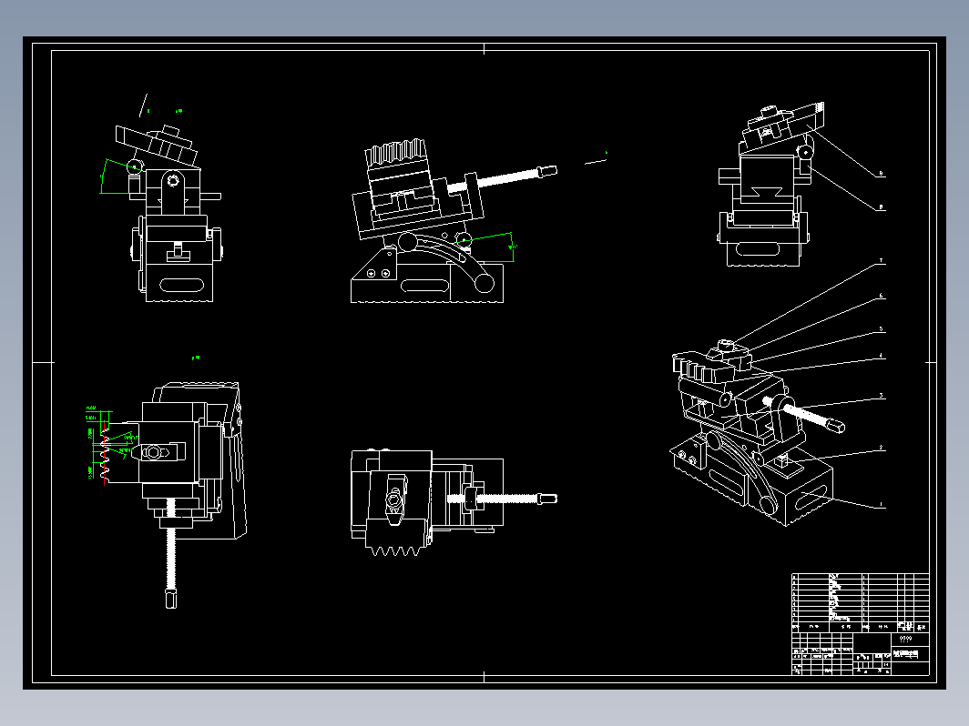 CA-20地下自卸汽车工作、转向液压系统参数计算+CAD+说明书 -屿双网