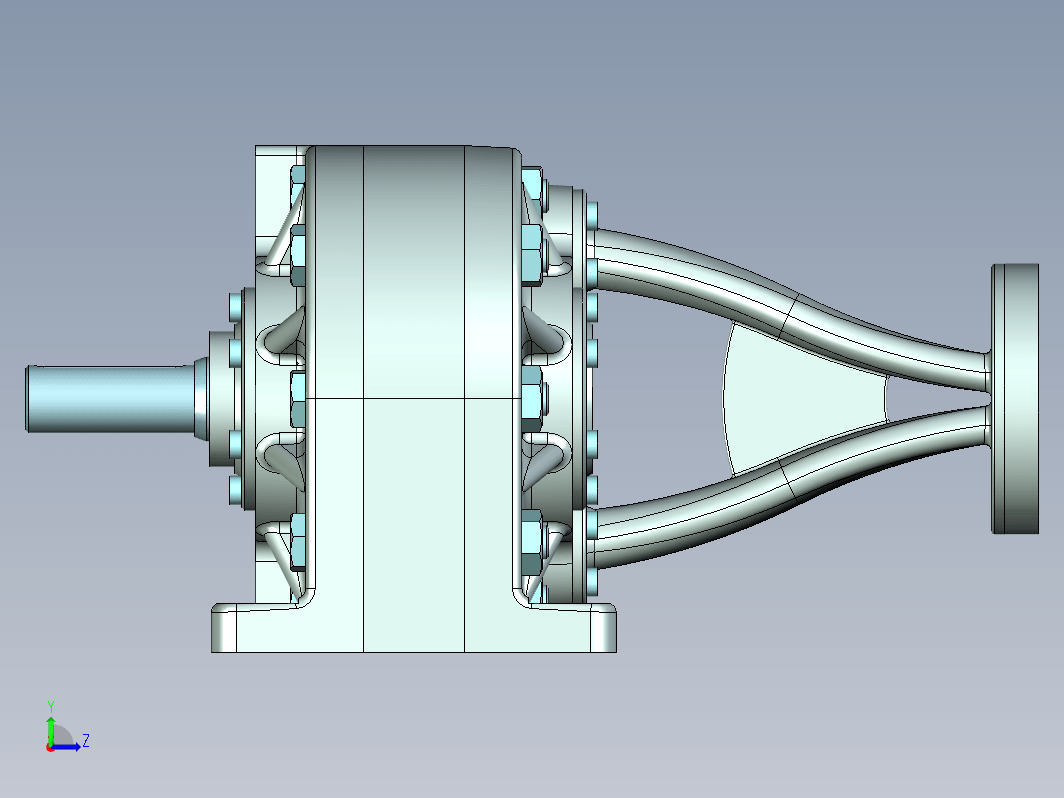 简单的齿轮泵 Gear Pump