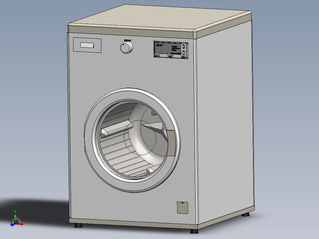 滚筒洗衣机简易模型