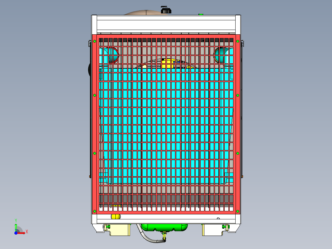 461柴油发动机（最大功率247KW）UG设计