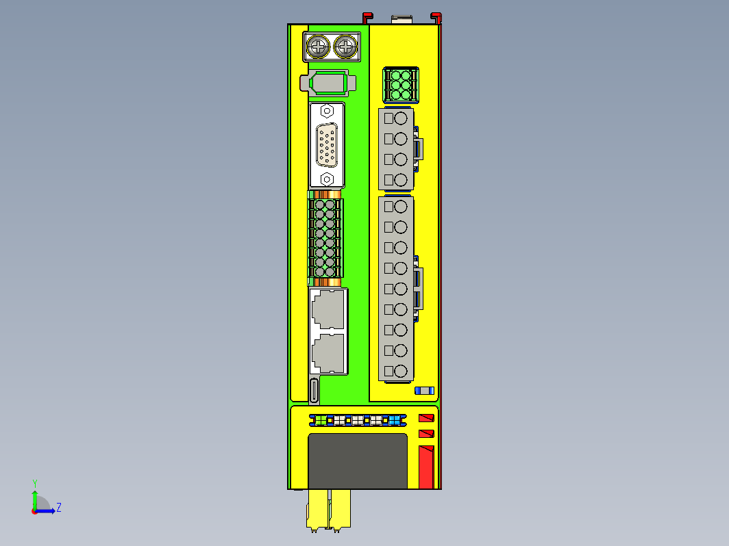 01052241-WXSTEP_B00（整机3D模型） 伺服驱动器