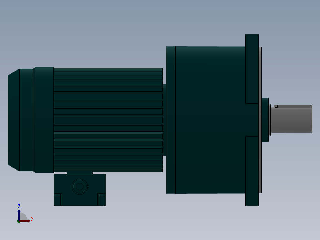 CV-40-750-130～200立式三相铝壳(刹车)马达减速机[CV-40-750-150-G2]