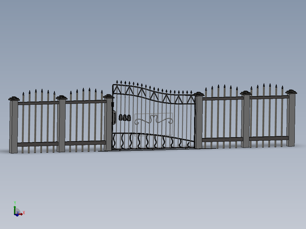 铁门与栏杆