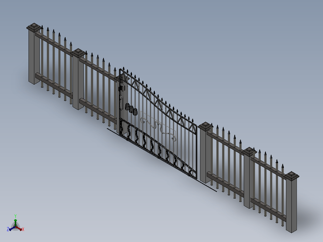 铁门与栏杆