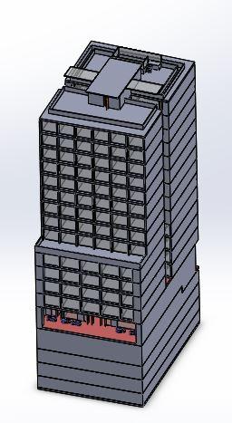 简易多层建筑高层公寓