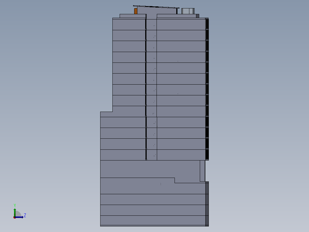 简易多层建筑高层公寓