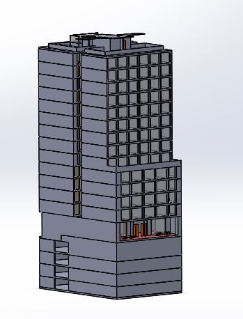 简易多层建筑高层公寓