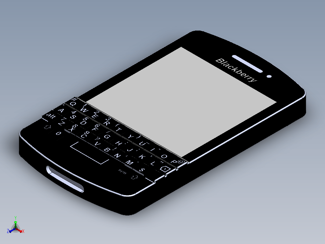 简易黑莓BlackBerry Q10手机