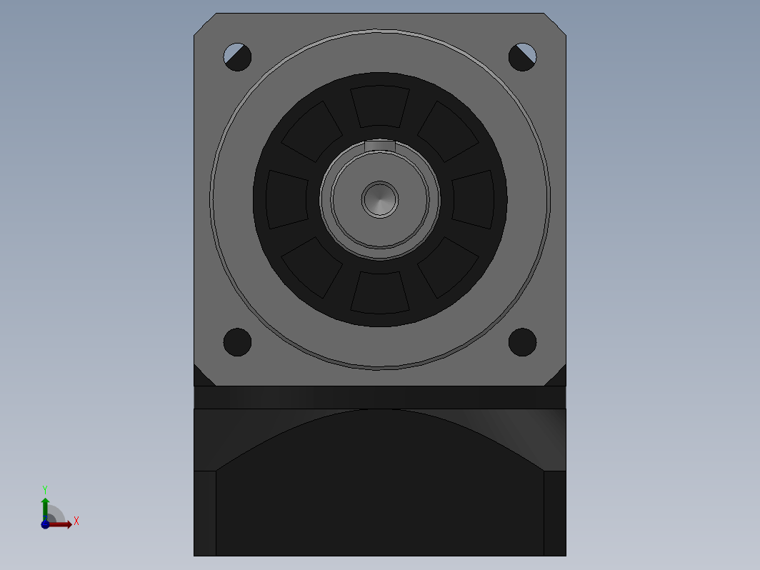 ZPLX120转90(孔输出)[ZPLX120-7-S2-P2-32]精密行星减速机