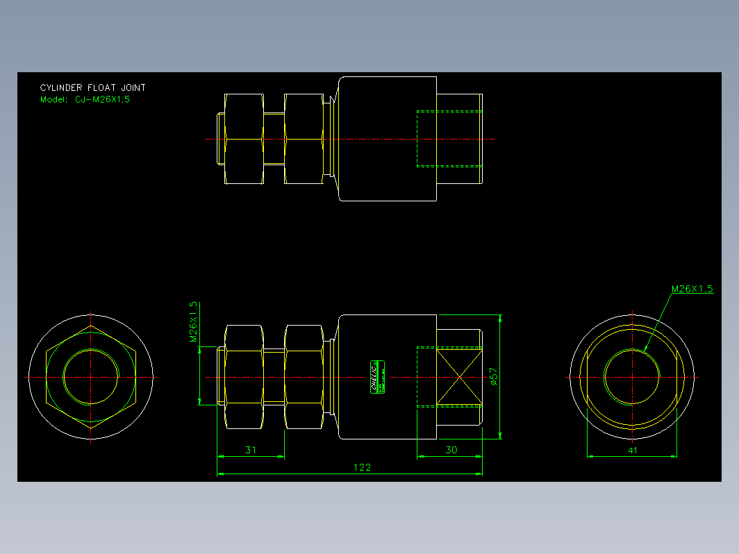 气缸 CjM2615