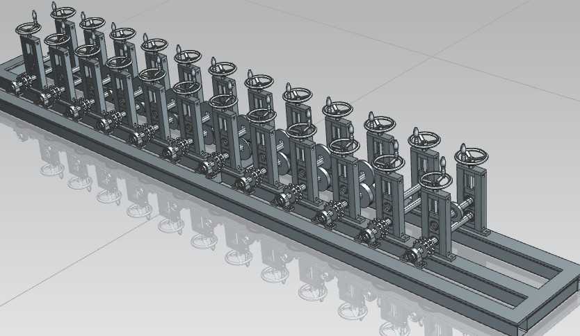 1123滚压成型机UG设计