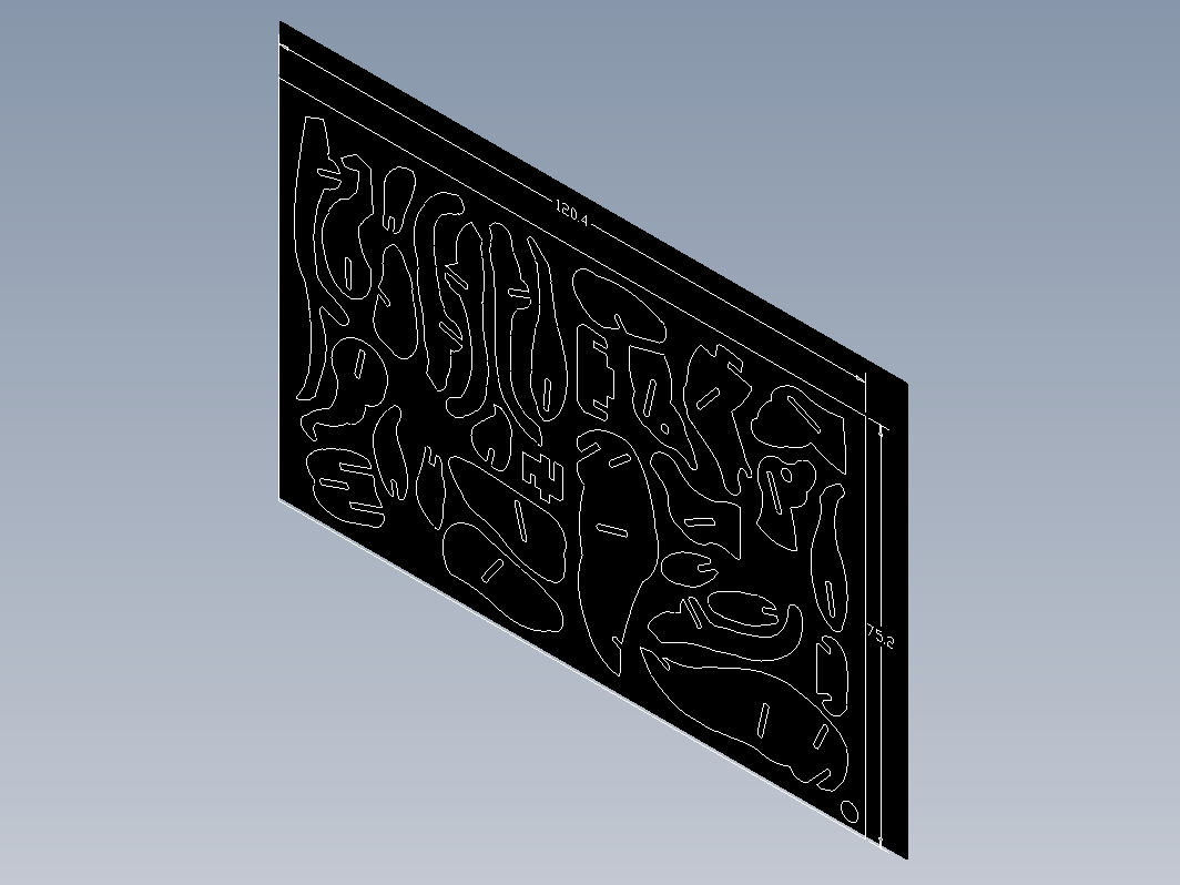 生肖狗激光切割立体拼图图纸 cad dxf格式