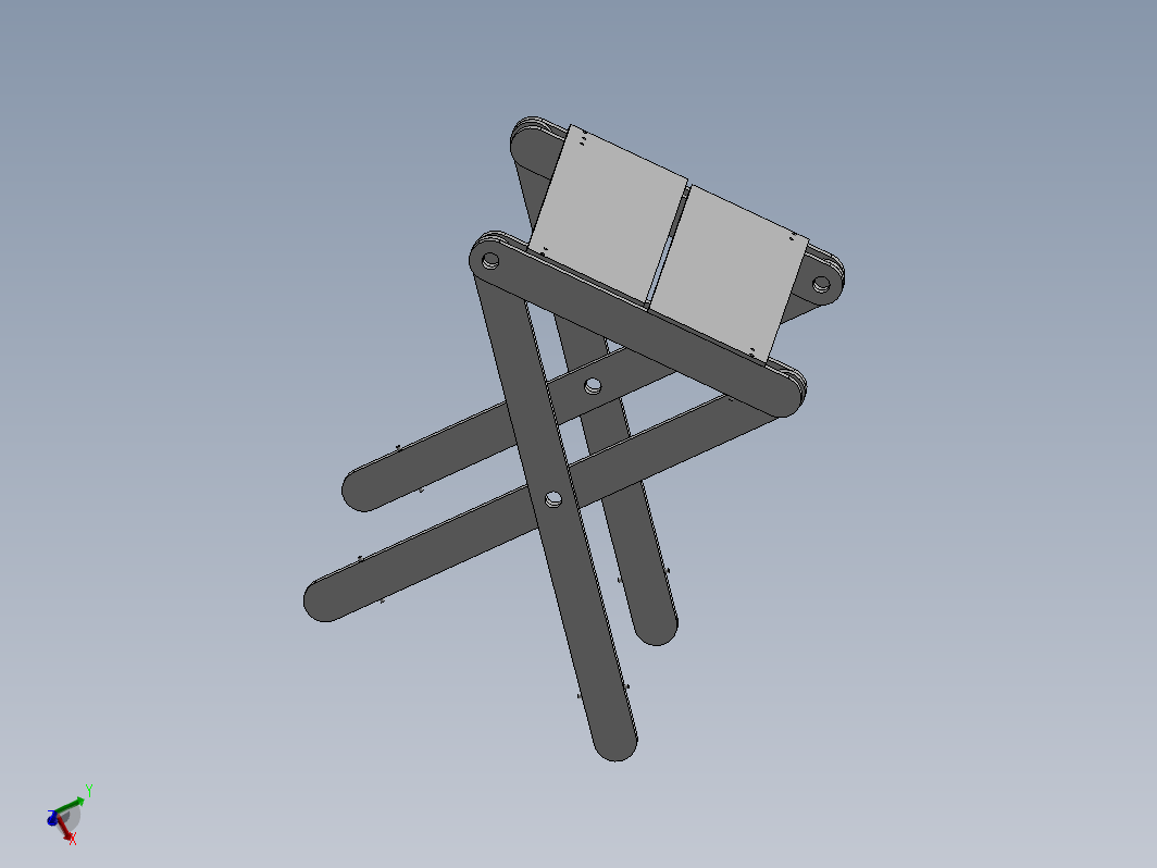 可折叠工作台机构类型 2