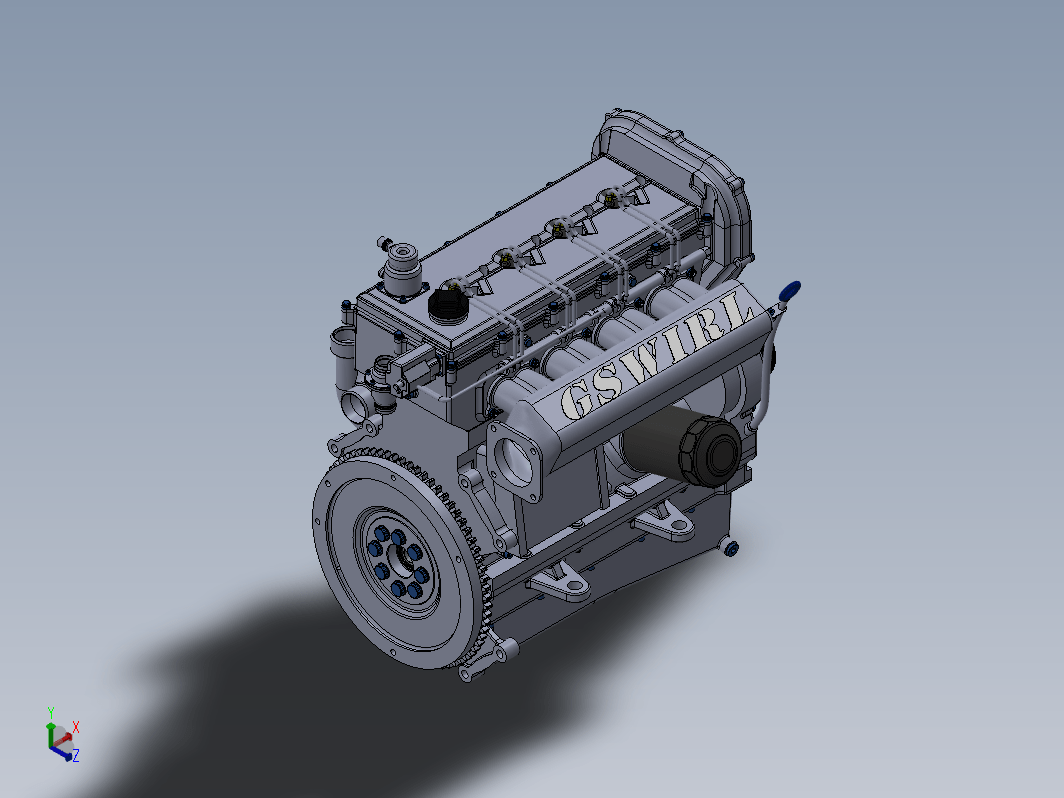 GSwirl CR 200涡轮增压柴油发动机