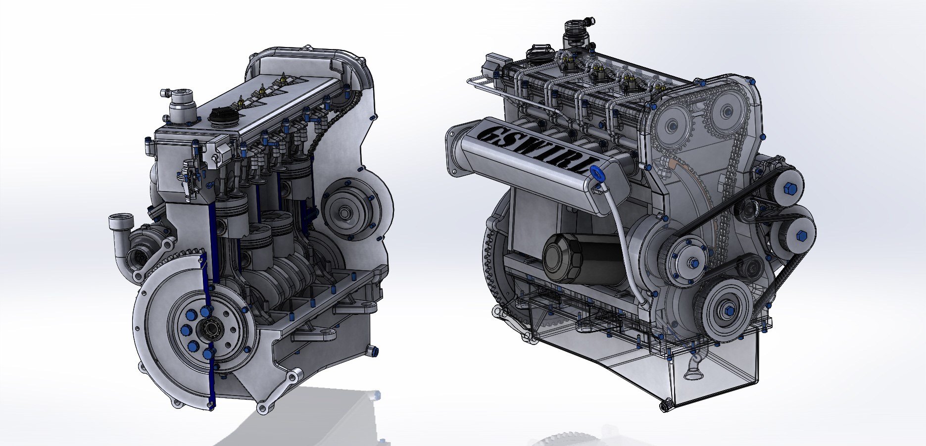 GSwirl CR 200涡轮增压柴油发动机