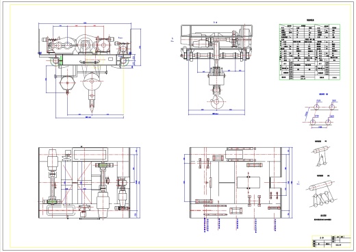 20比5双梁桥式起重机+CAD+说明书缩略图