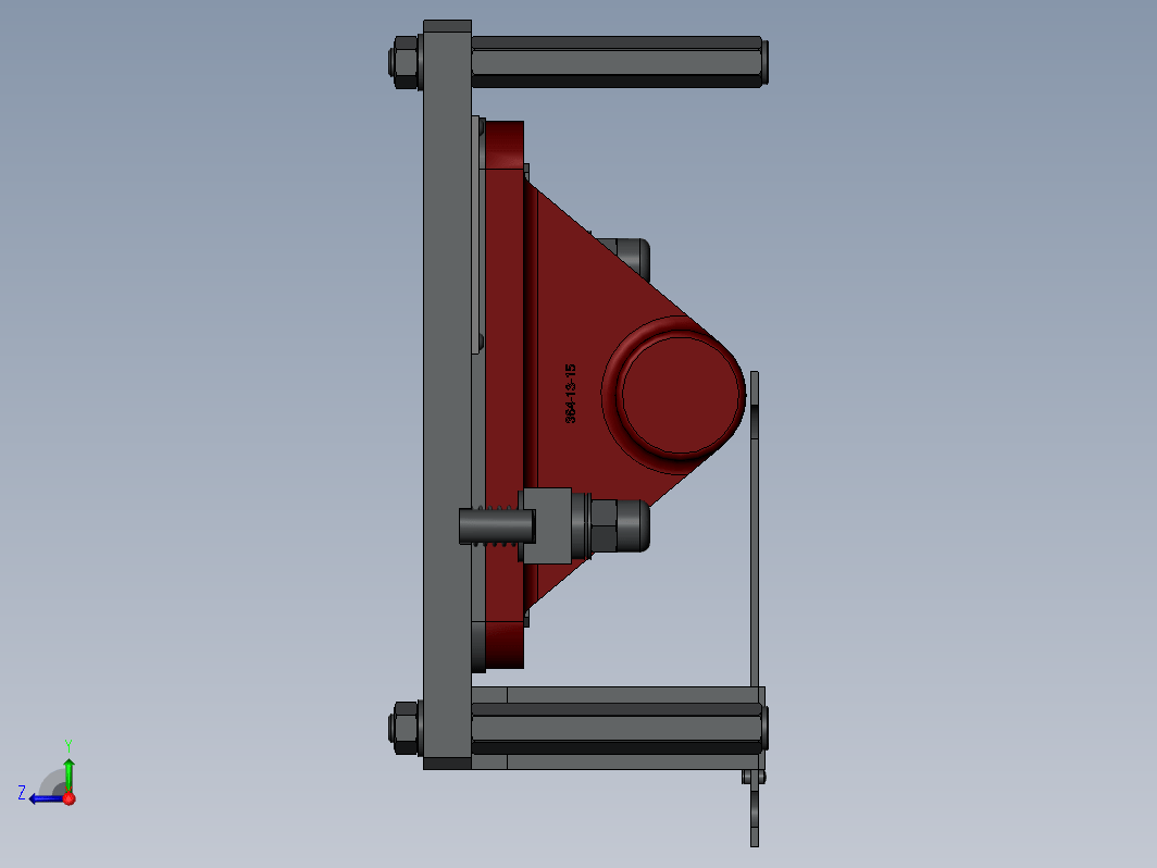 钻床夹具模型